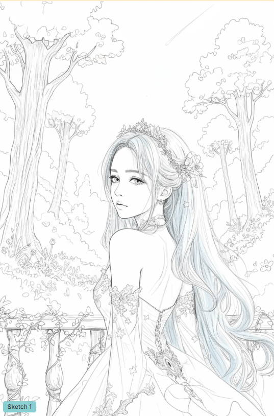 AI Line Art Sketch Demo