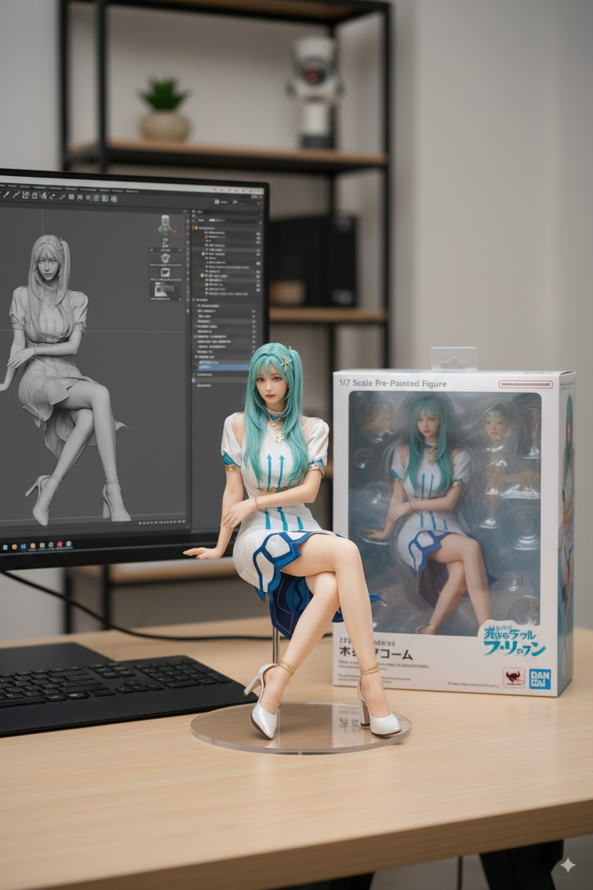 Nano Banana Free 3D手办创作